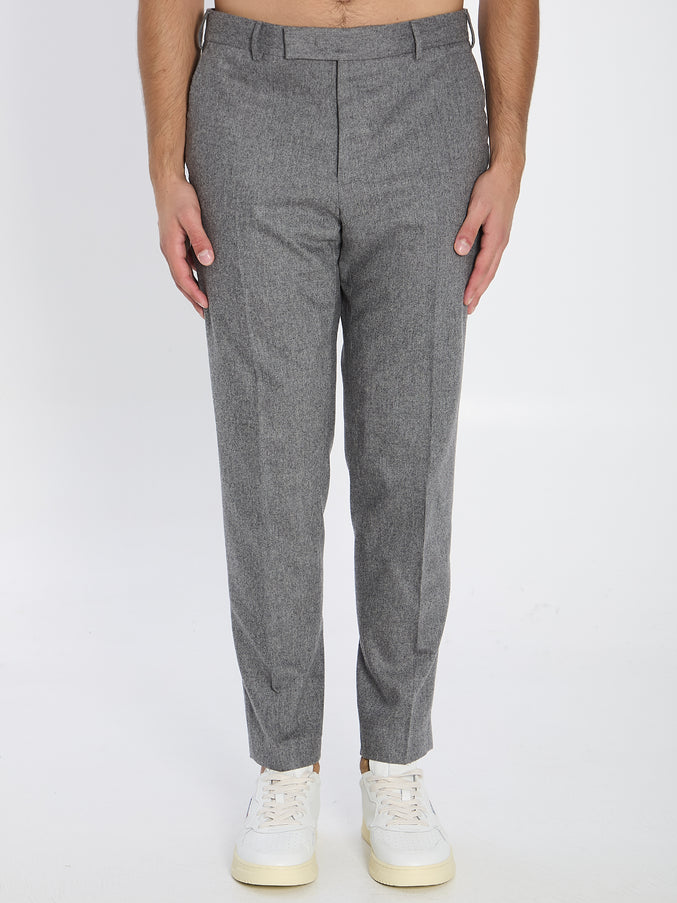 Pt Torino Flannel Trousers Grey
