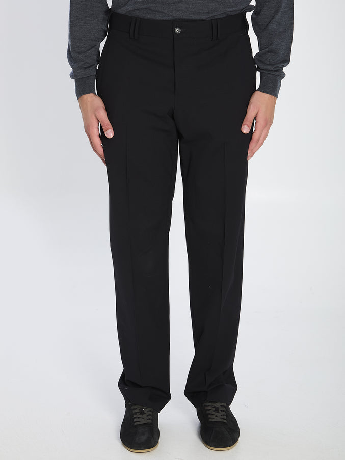 Pt Torino Michael Pants In Wool Black