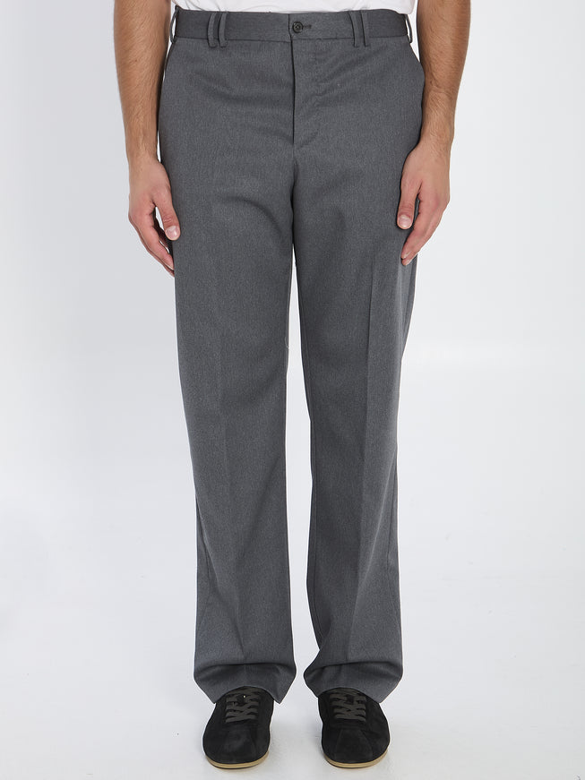 Pt Torino Michael Pants In Wool Grey