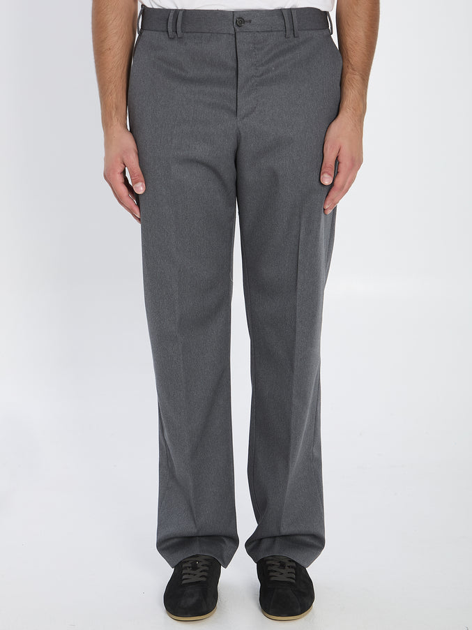 Pt Torino Michael Pants In Wool Grey