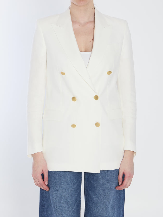 Tagliatore Double-breasted Jacket White