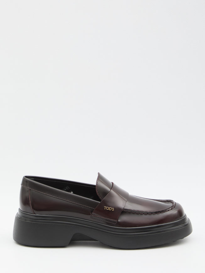 Tod's Leather Loafer Brown