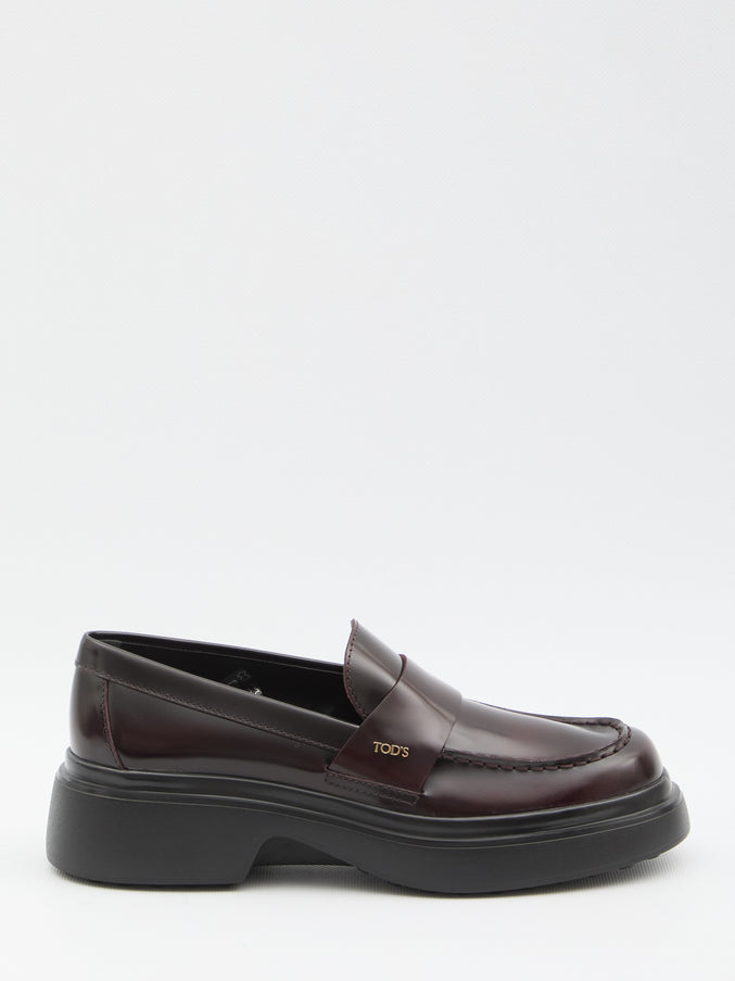Tod's Leather Loafer Brown