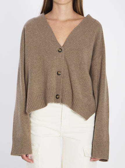Loulou De Saison Kaia Cashmere Cardigan Chiedi A Chatgpt Brown