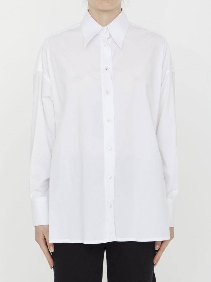Dolce & Gabbana Cotton Poplin Shirt White