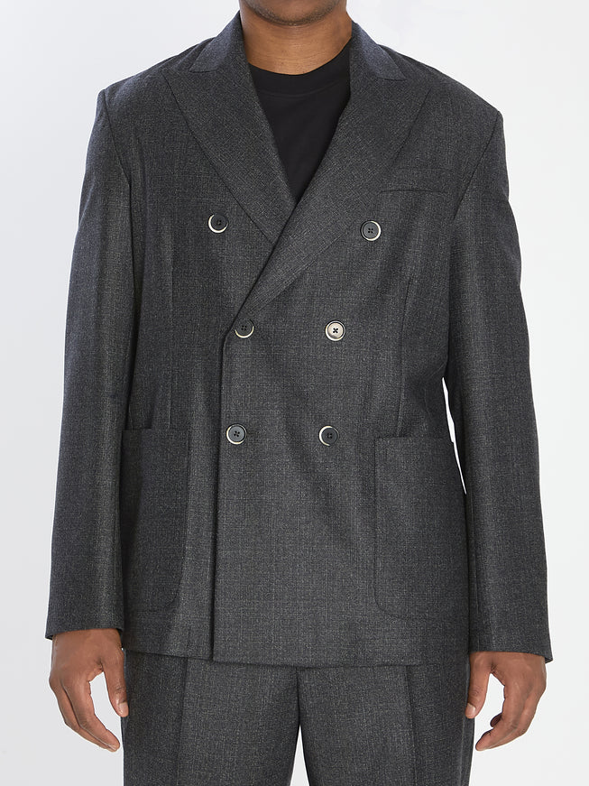 Barena Doria Bita Blazer Jacket Grey