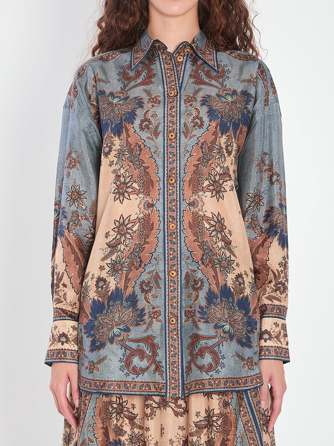 Zimmermann Ascension Manstyle Shirt Cream