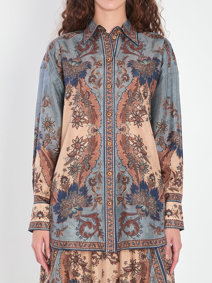 Zimmermann Ascension Manstyle Shirt Cream