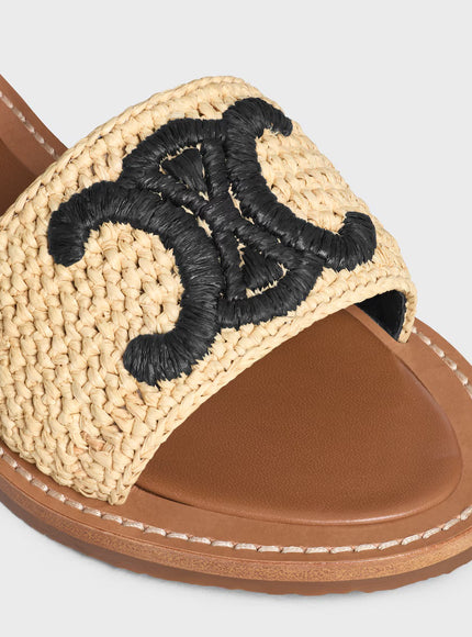 Celine Lympia Mule in Raffia