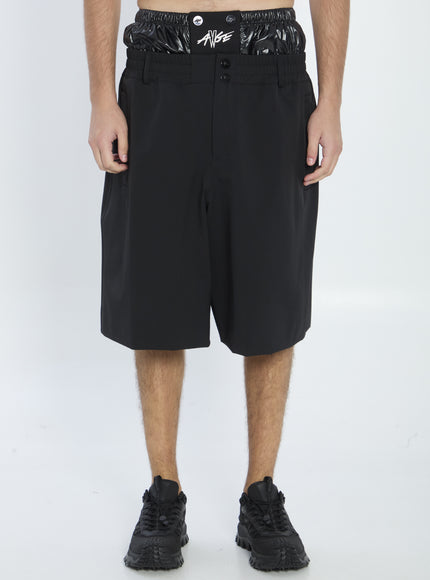 Moncler X Asap Rocky Awge Bermda Shorts Black