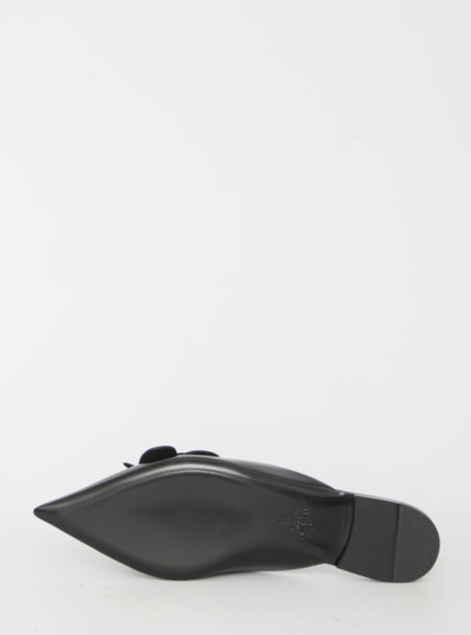 Valentino Garavani Flat Mules In Leather