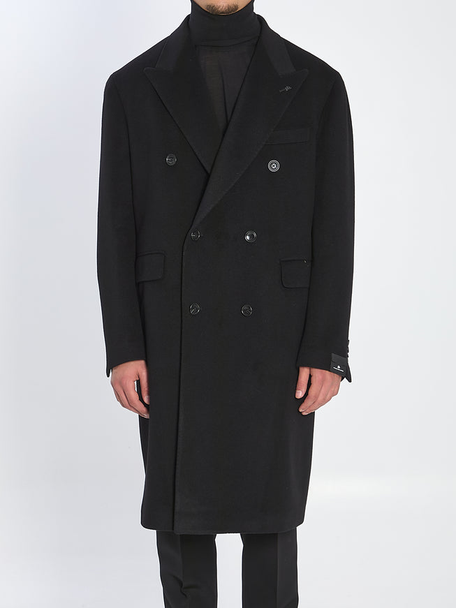 Tagliatore Pino Lerario Double-breasted Coat Black
