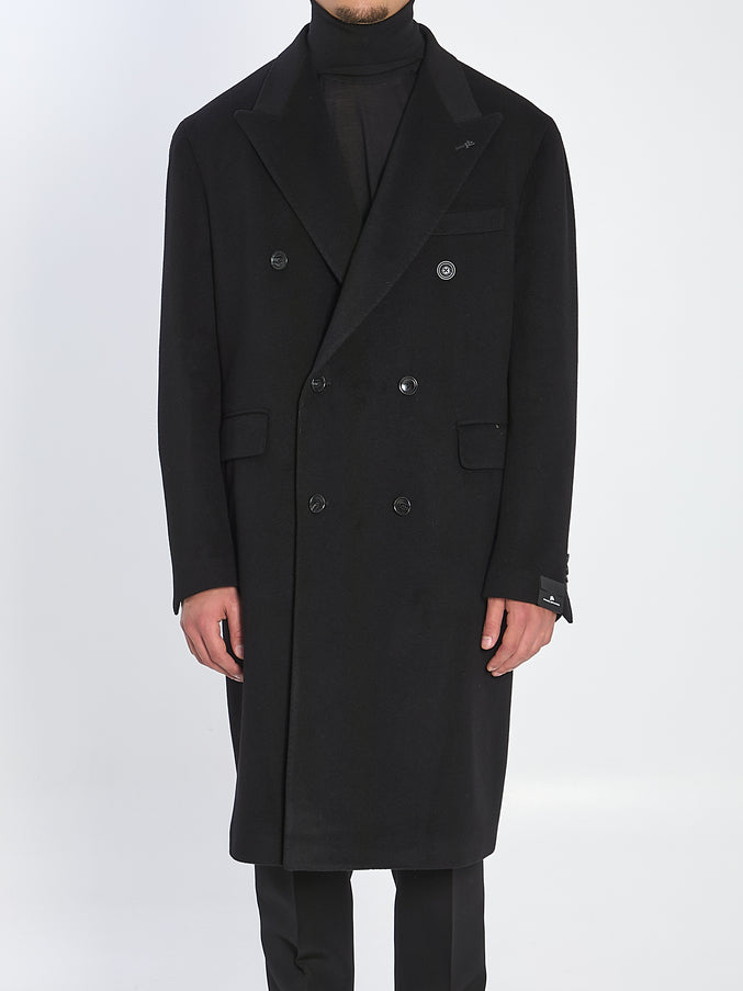 Tagliatore Pino Lerario Double-breasted Coat Black