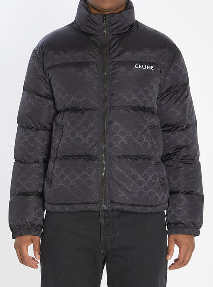 Celine Triomphe Puffer Jacket Black