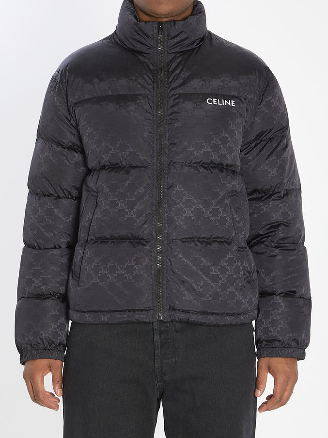 Celine Triomphe Puffer Jacket Black