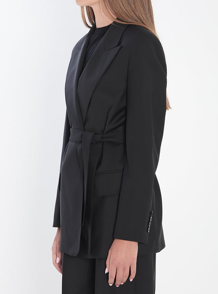 Max Mara Blazer In Wool Canvas