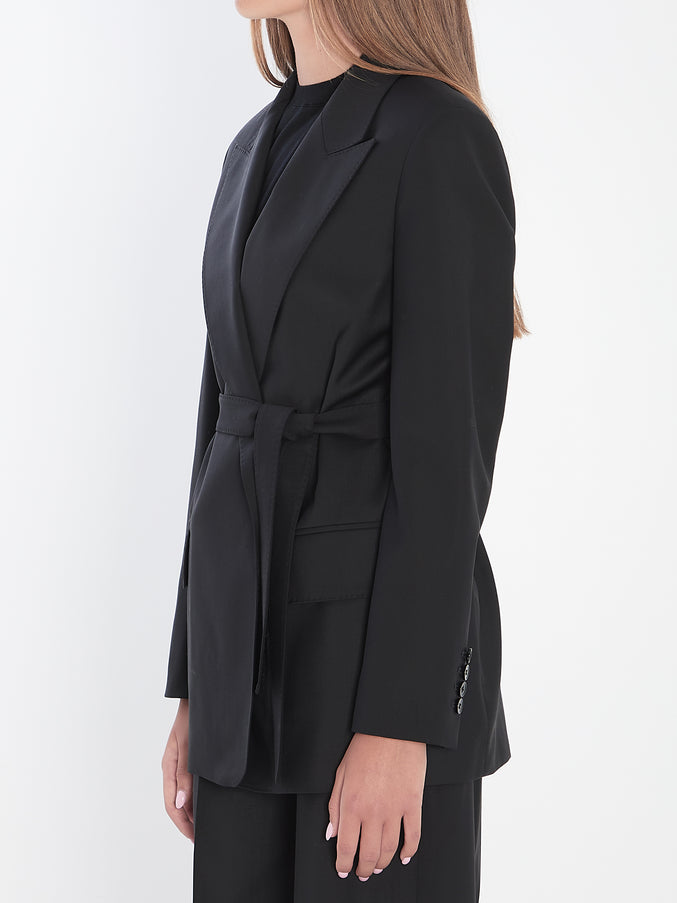 Max Mara Blazer In Wool Canvas