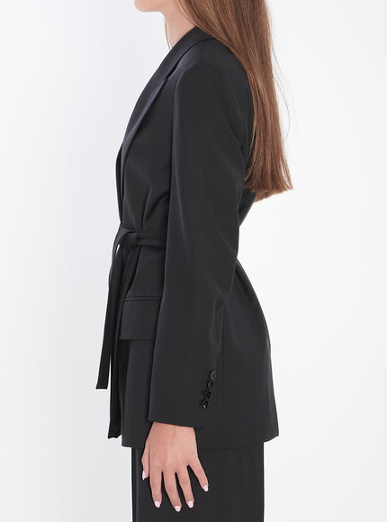 Max Mara Blazer In Wool Canvas