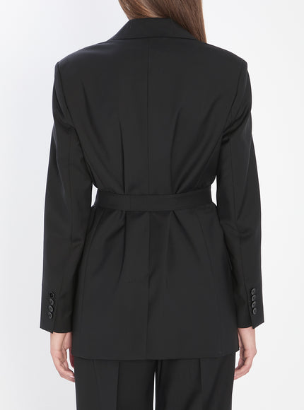 Max Mara Blazer In Wool Canvas