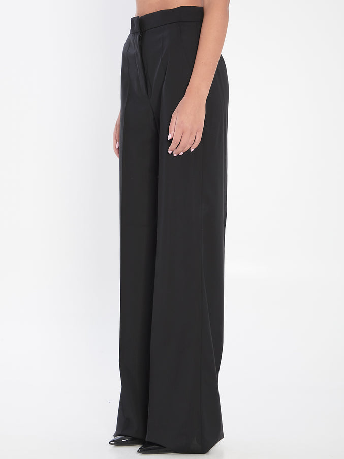 Max Mara Straight-leg Trousers In Light Wool