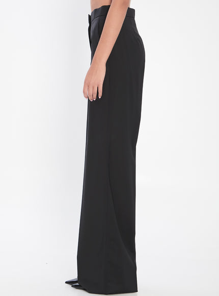Max Mara Straight-leg Trousers In Light Wool