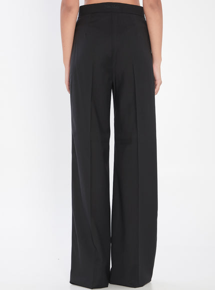 Max Mara Straight-leg Trousers In Light Wool