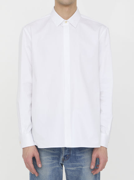 Saint Laurent Yves Collar Shirt White