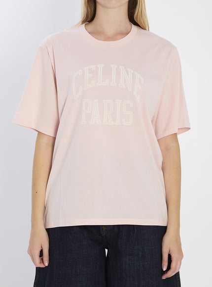 Celine Celine Paris T-shirt Pink
