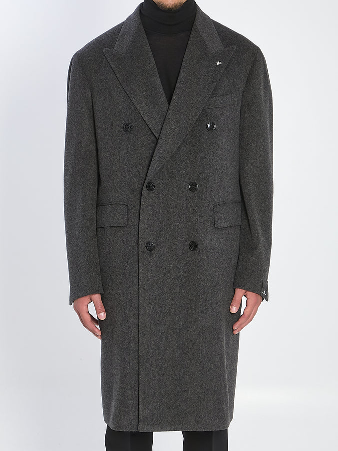 Tagliatore Pino Lerario Double-breasted Coat Grey