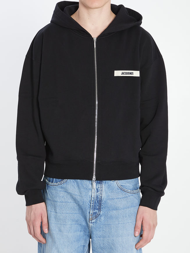 Jacquemus Gros Grain Hoodie Black