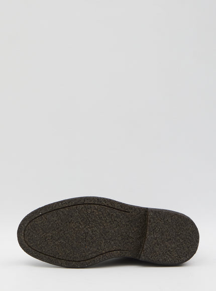 Common Projects Chelsea Boots In Waxed Suede