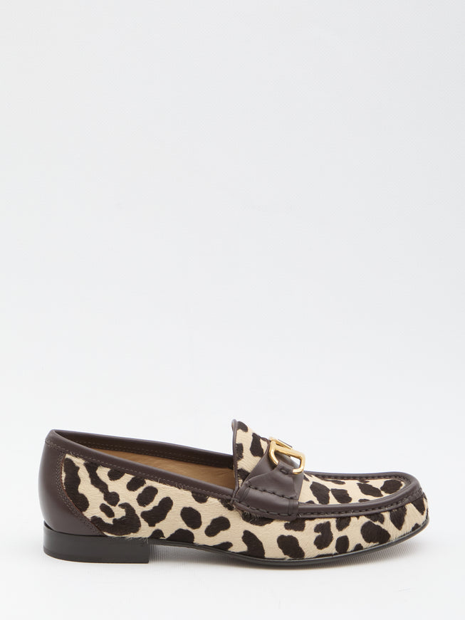Valentino Garavani Vlogo Signature Loafers Brown