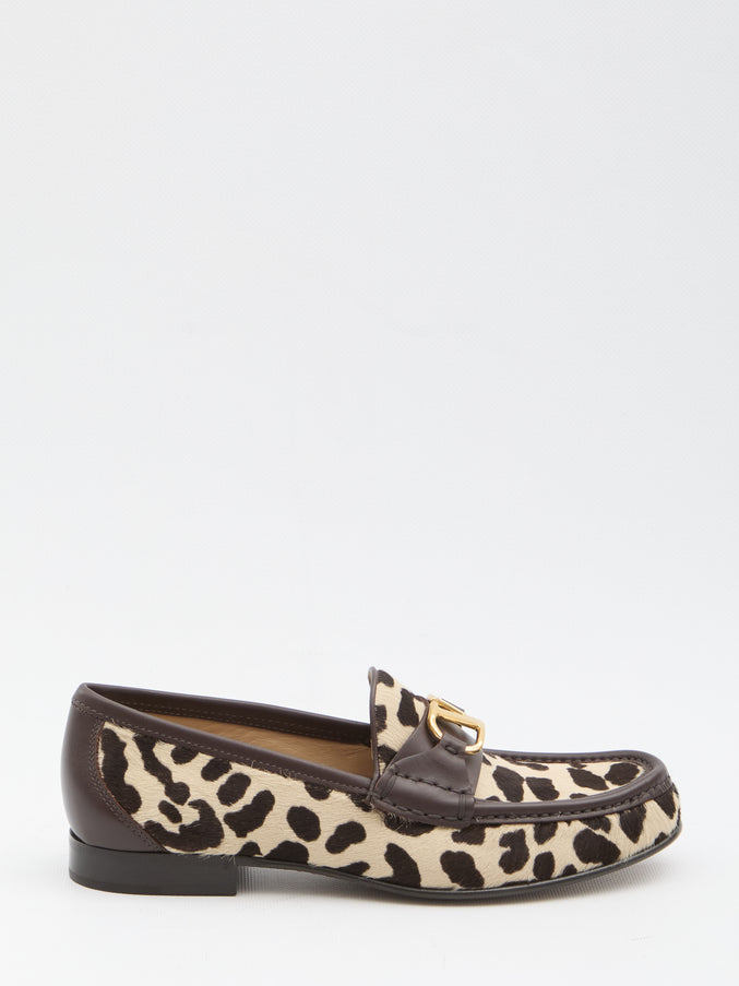 Valentino Garavani Vlogo Signature Loafers Brown