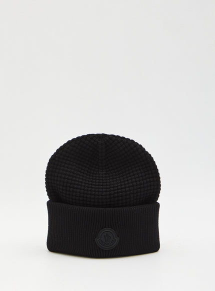 Moncler Cotton Beanie QT Black