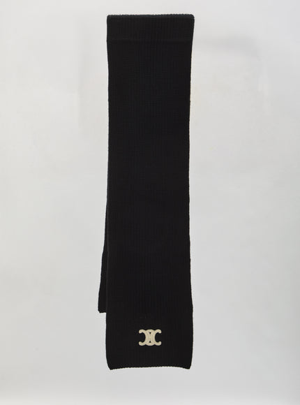 Celine Triomphe Scarf QT Black