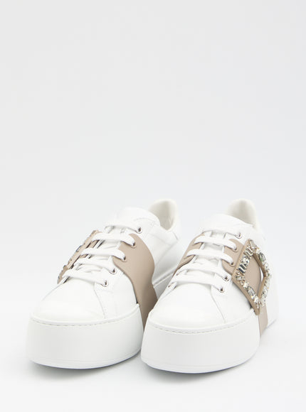 Roger Vivier Viv' Skate Sneakers In Leather Chiedi A Chatgpt