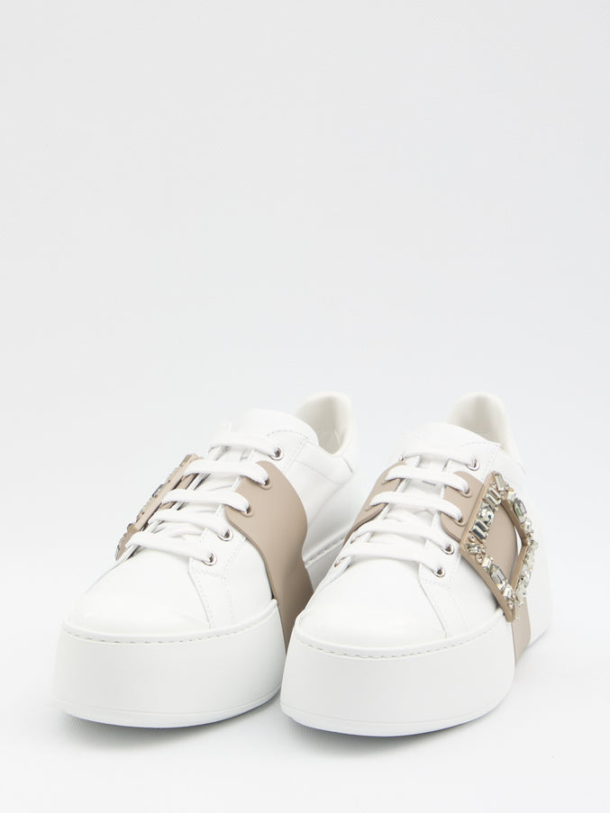 Roger Vivier Viv' Skate Sneakers In Leather Chiedi A Chatgpt