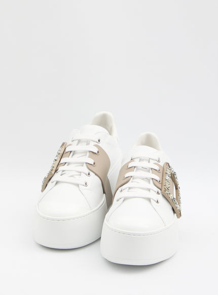 Roger Vivier Viv' Skate Sneakers In Leather Chiedi A Chatgpt