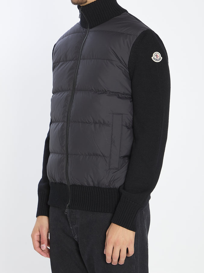Moncler Matte Padded Cardigan