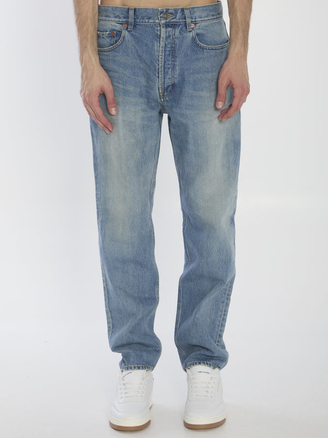 Saint Laurent Mick Jeans Light Blue