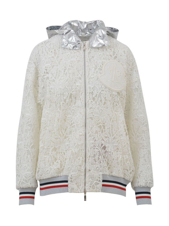 Moncler Gamme Rouge Macramé Jacket 0 White