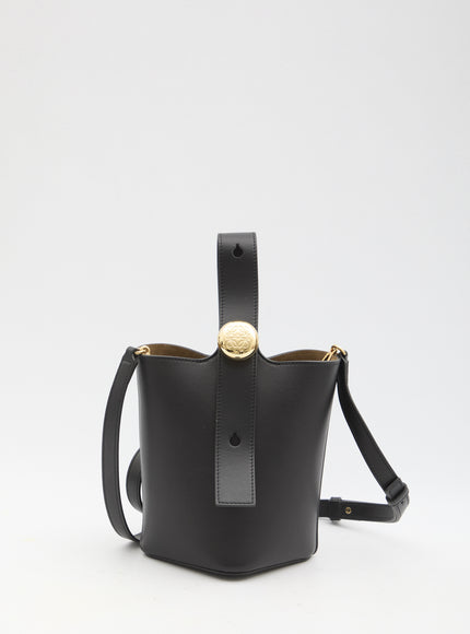 Loewe Mini Pebble Bucket Bag QT Black