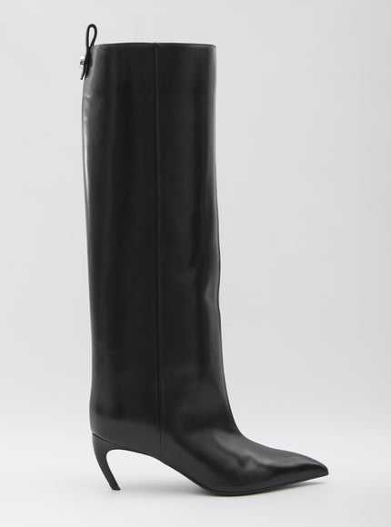 The Attico Lea Boots Black
