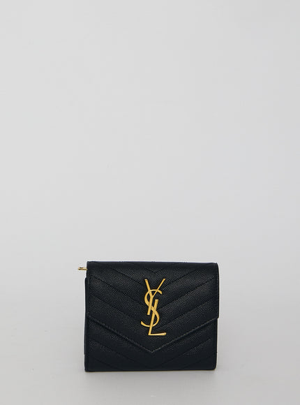 Saint Laurent Monogram Wallet QT Black
