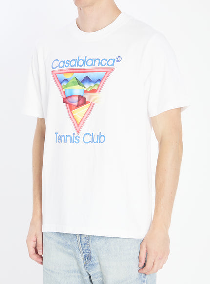 Casablanca Tennis Club Icon Printed T-shirt