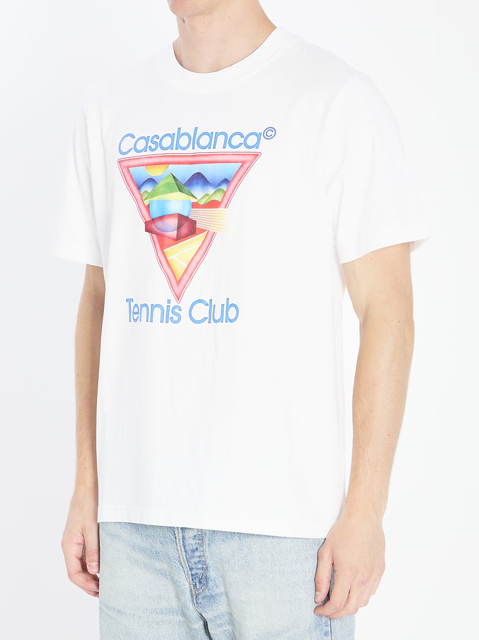 Casablanca Tennis Club Icon Printed T-shirt