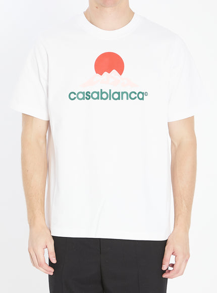 Casablanca Montagne Printed T-shirt White
