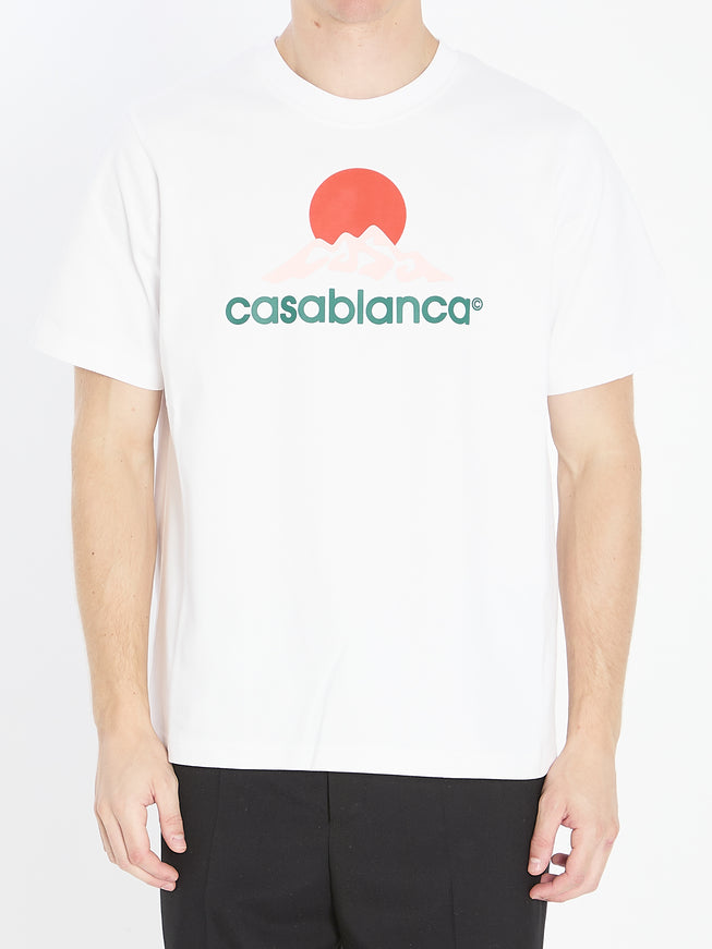 Casablanca Montagne Printed T-shirt White
