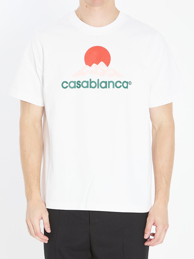 Casablanca Montagne Printed T-shirt White