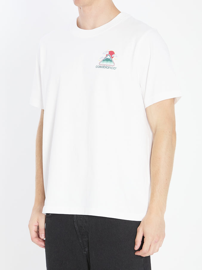 Casablanca Montagne Ondulée Printed T-shirt